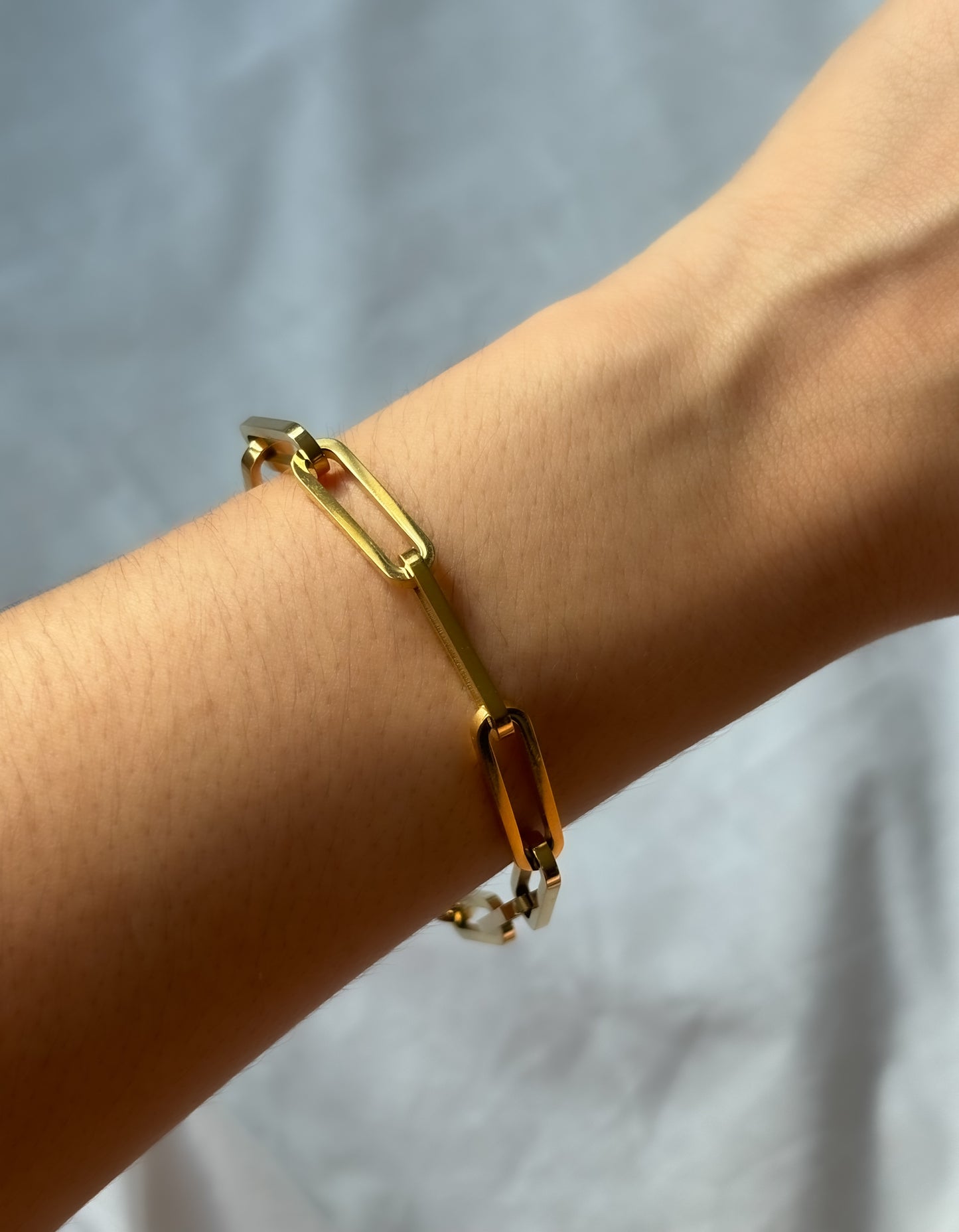 Large Paperclip Bracelet