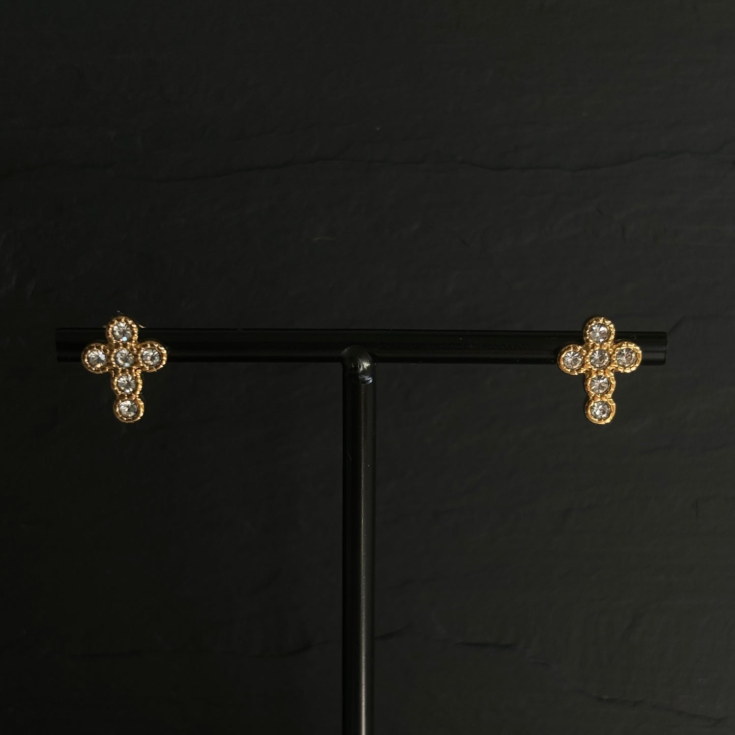 Cross Zirconia Studs