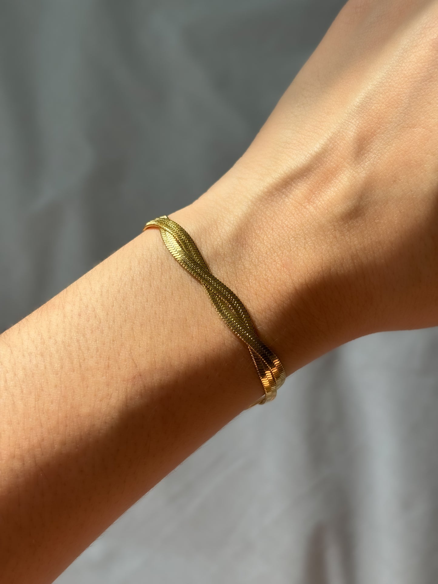 Double Cross Snake Bracelet