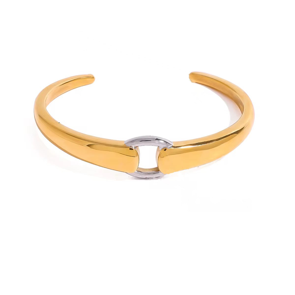 Two Tone Connected Bangle