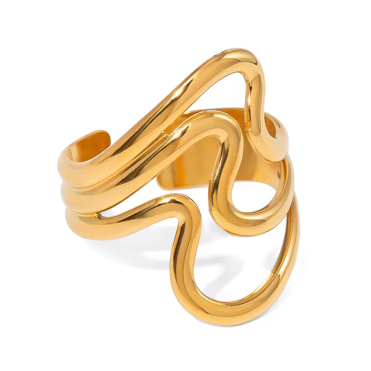 Triple Wave Ring