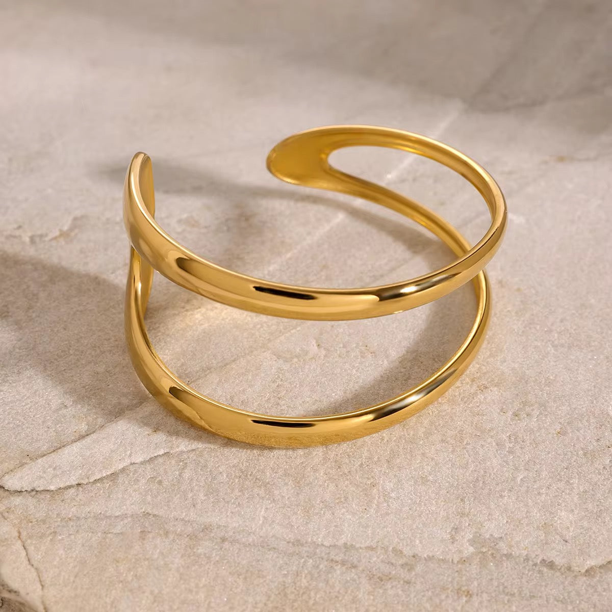 Hollow Double Layer Bangle