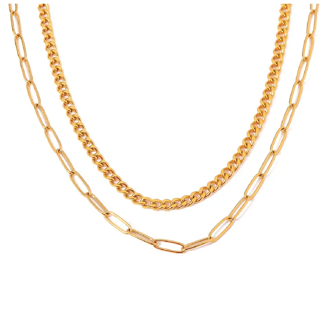 Cuban & Paperclip Chain