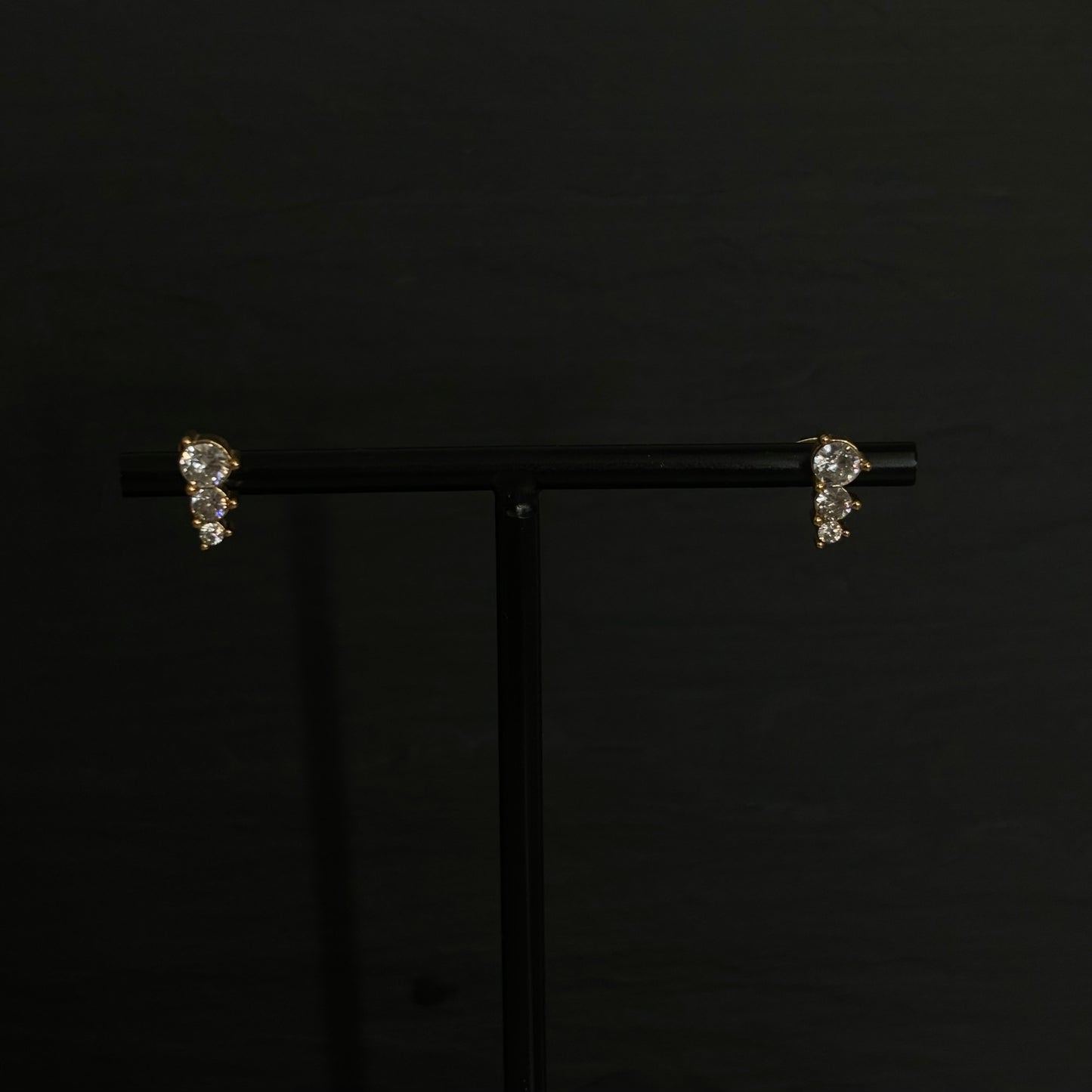 Triple Zirconia Studs