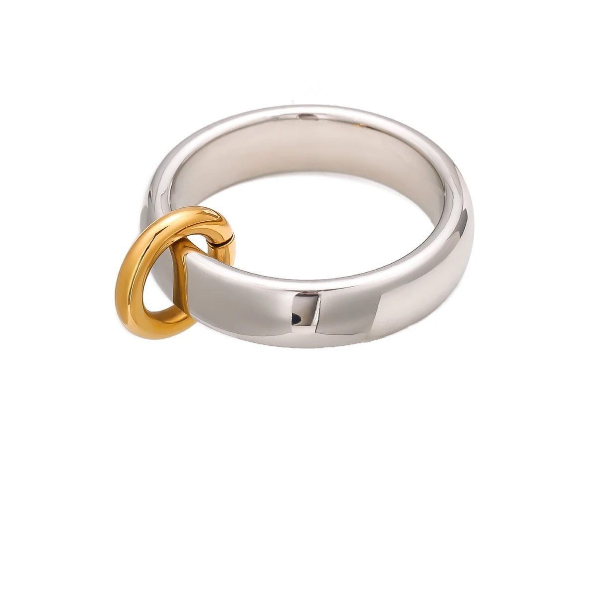 Two Tone Smooth Ring