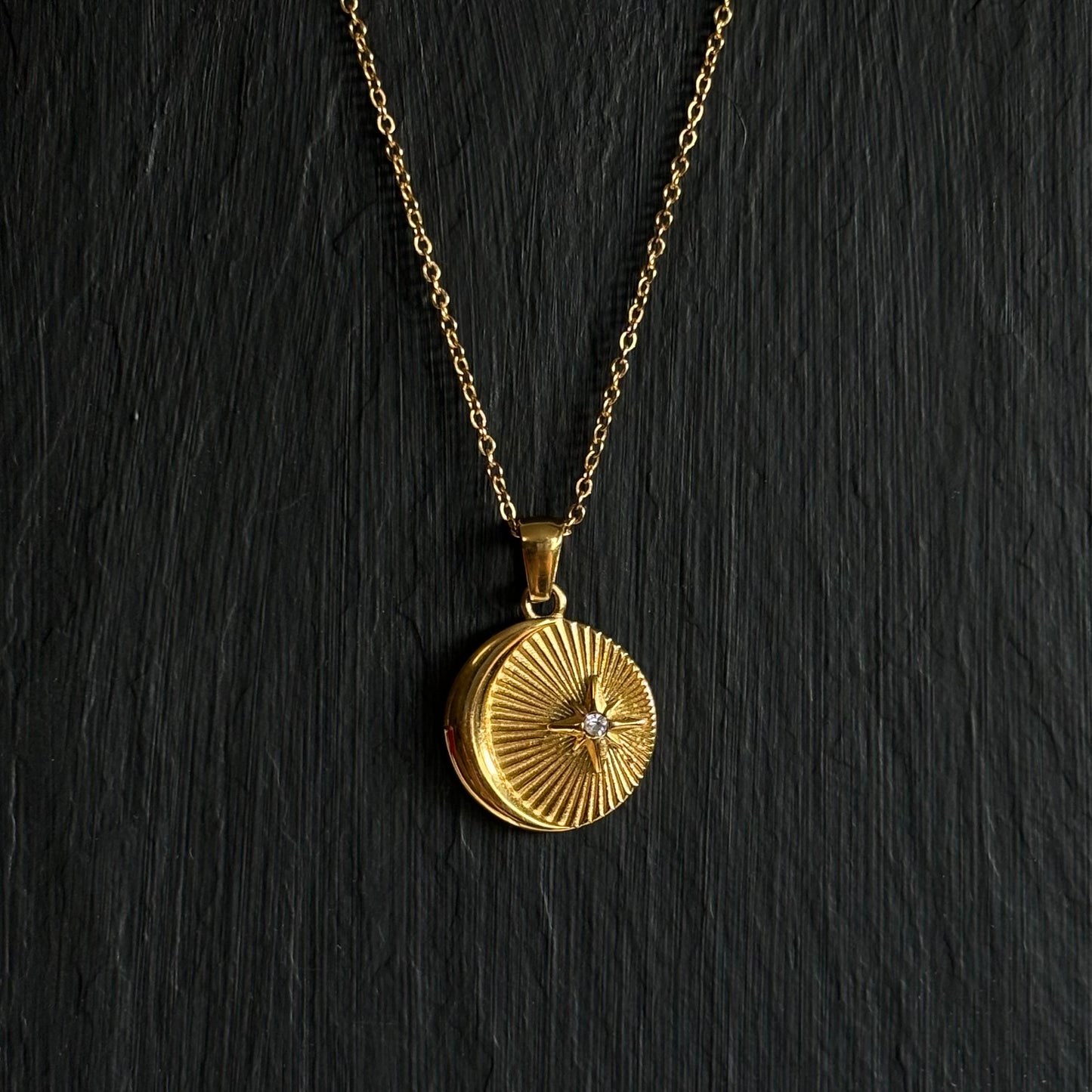 Moon & Star Necklace