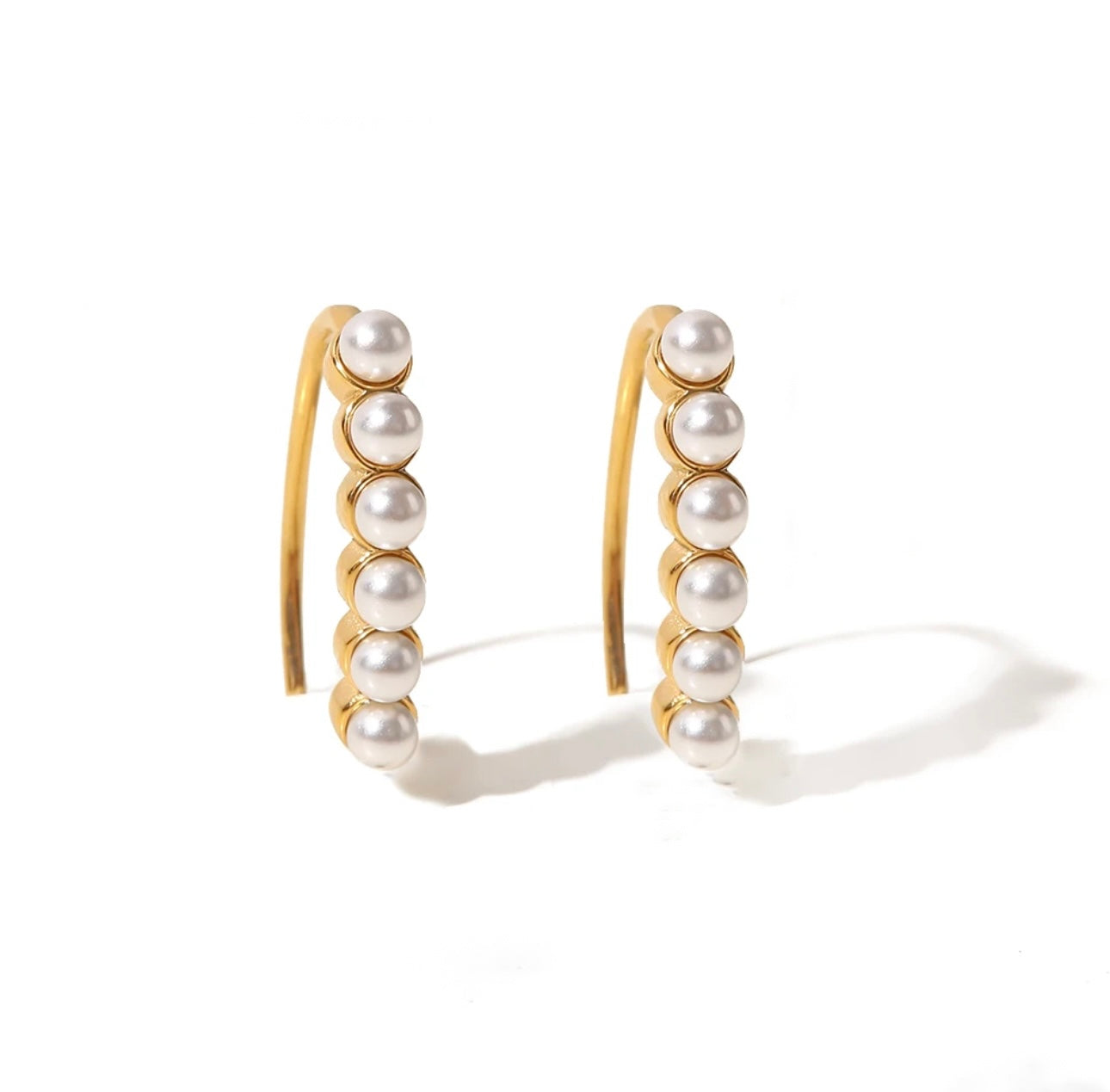 Pearl Threader Earrings