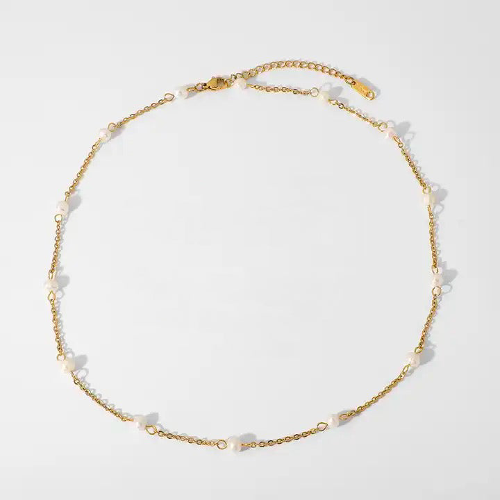 Delicate Pearl Necklace