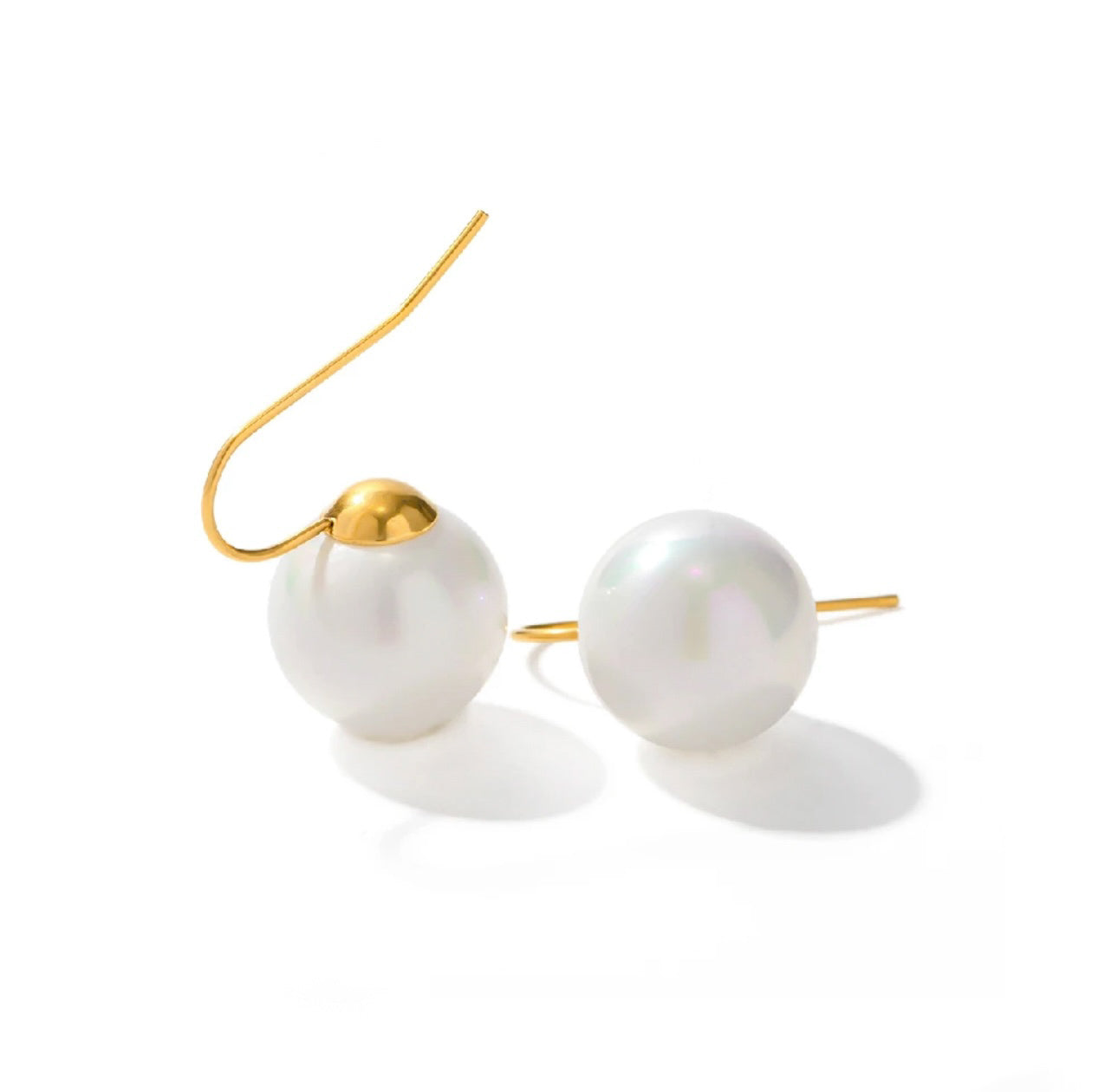 Pearl Ball Earring