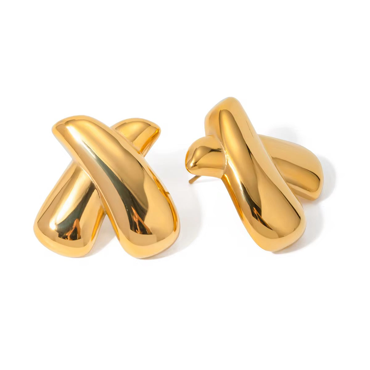 X Shape Earrings