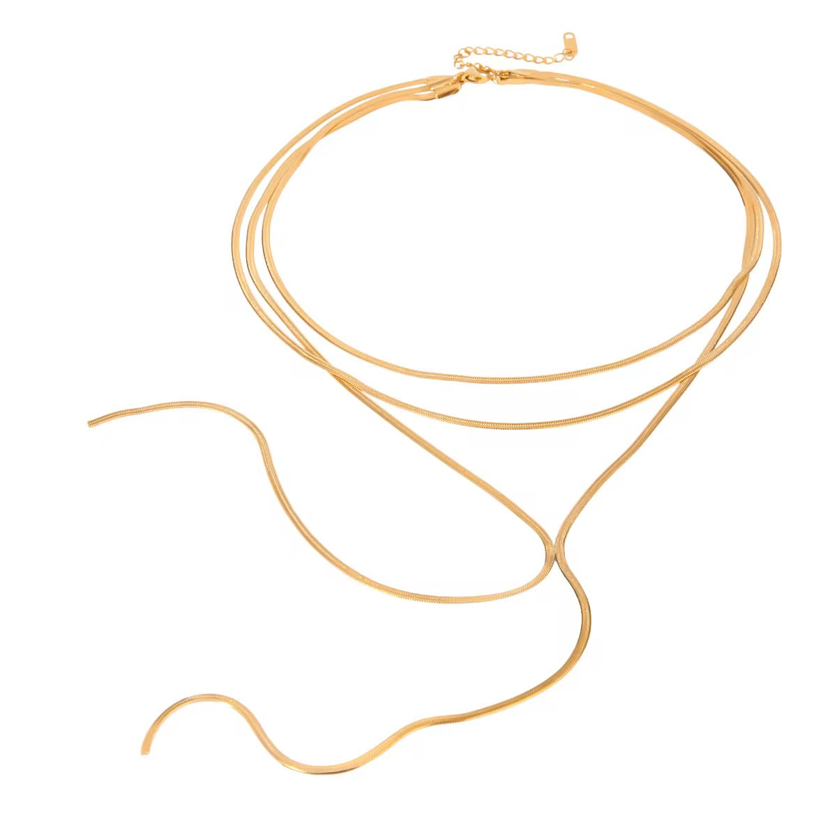 Y Shape Snake Necklace