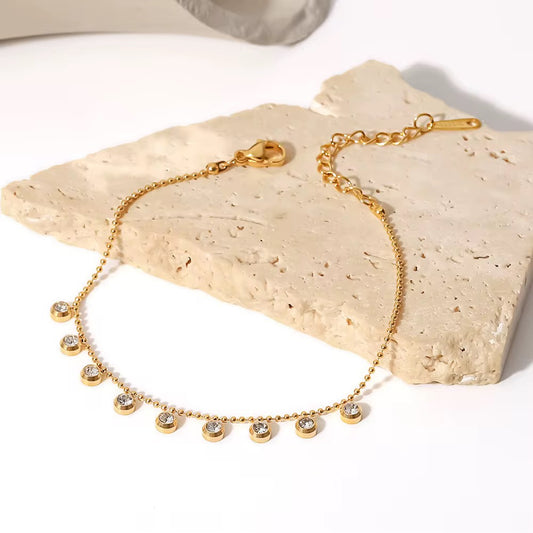 Zirconia Beaded Bracelet