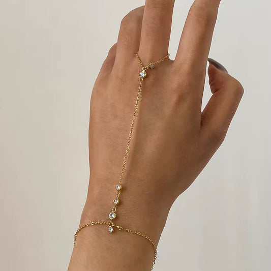 Zirconia Ring Bracelet