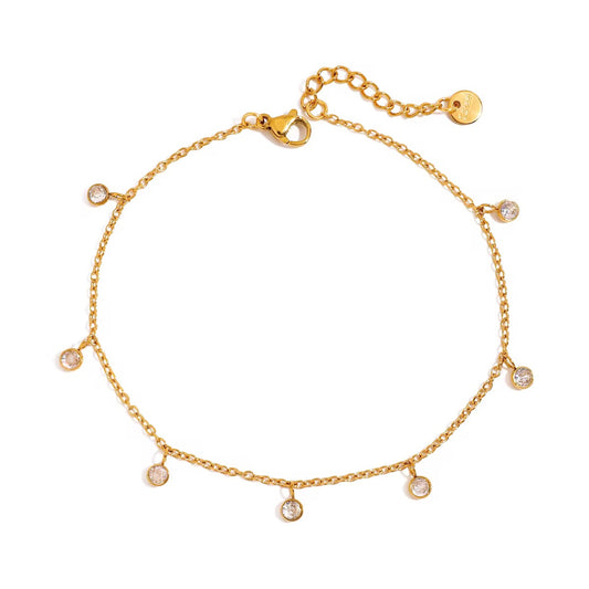 Zirconia Anklet