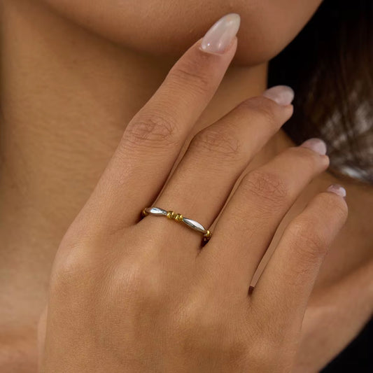 Two Tone Simple Ring