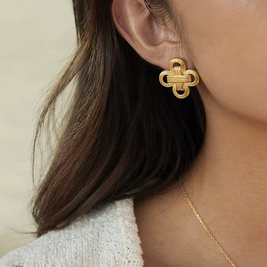 Clover Rope Earrings